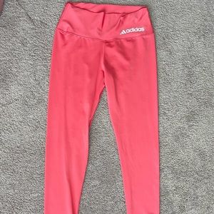 Addidas pink leggings